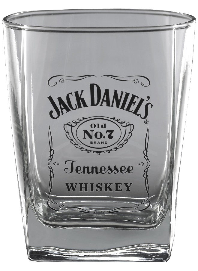 Jack Daniel's Licensed Barware Label Logo Double Old Fashioned Glass